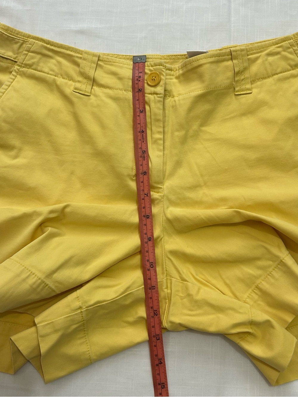 Talbots Shorts Women’s 
Yellow Womens Size 10 - Picture 10 of 11